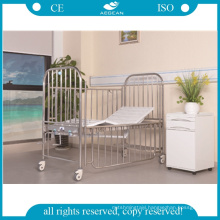 AG-CB014 Stainless steel 2 function manual cranks child pediatric hospital bed